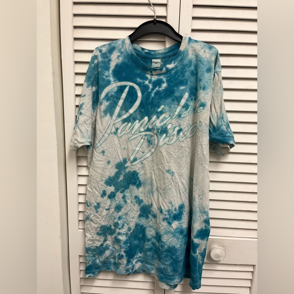 Medium panic at the disco tie dye t-shirt